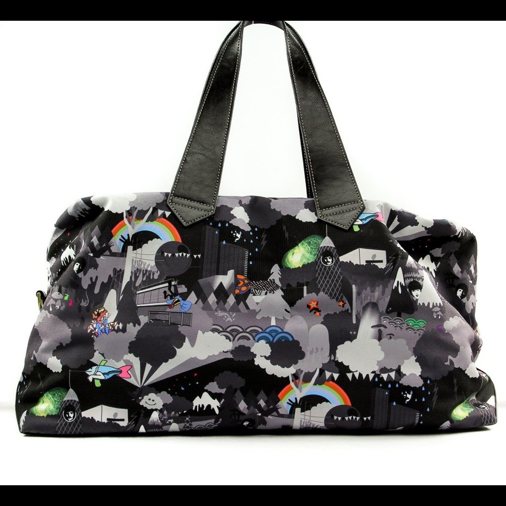 The Beatles | Rainbow Wood Holdall Bag Limited Ed. - Picture 1 of 9
